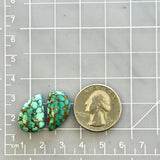 Medium Sea Green Mixed Namtso Lake Turquoise, Set of 2 Dimensions