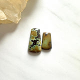 Large Earth Brown Freeform Treasure Mountain Turquoise, Set of 2 Background