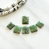 Small Mint Green Bar Bamboo Mountain Turquoise, Set of 6 Background