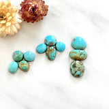 Small Sky Blue Mixed Mixed Turquoise, Set of 11 Background