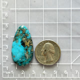 Large Ocean Blue Teardrop Ithaca Peak Turquoise Dimensions