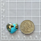 Large Sky Blue Heart Ithaca Peak Turquoise Dimensions