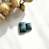 Medium Ocean Blue Mixed Milky Way Turquoise, Set of 2 Background