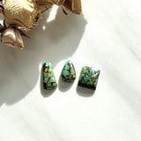 Medium Sea Green Mixed Bamboo Mountain Turquoise, Set of 3 Background