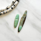 Large Mint Green Surfboard Crescent Lake Variscite, Set of 2 Background