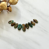 Small Mixed Mixed Royston Turquoise, Set of 9 Background