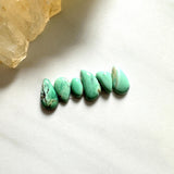 Small Mint Green Mixed Crescent Lake Variscite, Set of 6 Background
