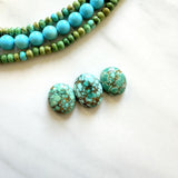 Small Sea Green Freeform Namtso Lake Turquoise, Set of 3 Background