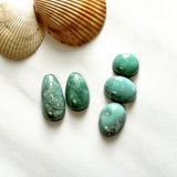 Small Mint Green Mixed Broken Arrow Variscite, Set of 5 Background