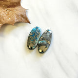 Large Sky Blue Surfboard Ithaca Peak Turquoise, Set of 2 Background