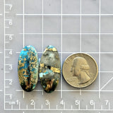 Large Sky Blue Surfboard Ithaca Peak Turquoise, Set of 2 Dimensions