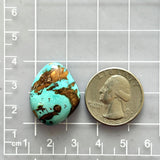 Large Sky Blue Freeform Royston Turquoise Dimensions