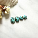 Small Sky Blue Freeform Yungai Turquoise, Set of 4 Background