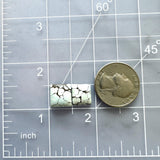 Small Faint Blue Square Sand Hill Turquoise, Set of 2 Dimensions