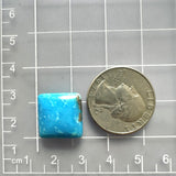 Large Sky Blue Square Ithaca Peak Turquoise Dimensions