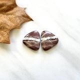 Large Red Freeform White Buffalo Dolomite, Set of 2 Background