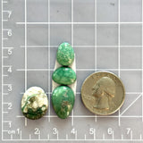 Small Mixed Mixed Broken Arrow Variscite, Set of 4 Dimensions