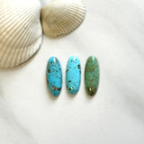 Small Mixed Surfboard Kingman Turquoise, Set of 3 Background