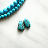 Small Sky Blue Mixed Yungai Turquoise, Set of 2 Background