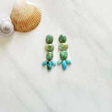 Small Mixed Mixed Mixed Turquoise, Set of 12 Background