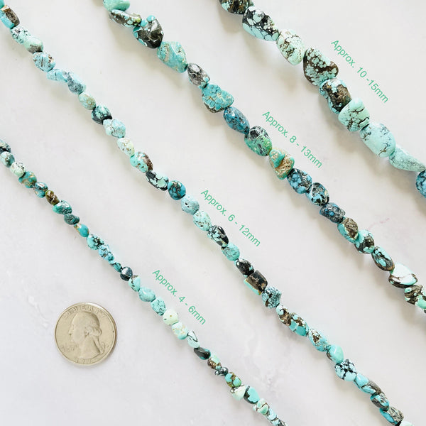 Yungai Turquoise Nugget Beads