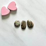 Medium Mint Green Mixed Royston Turquoise, Set of 3 Background