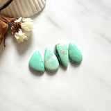 Small Mint Green Mixed Crescent Lake Variscite, Set of 4 Background