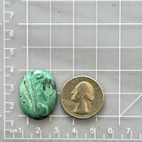 Large Sea Green Oval Crescent Lake Variscite Dimensions