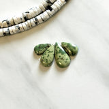 Small Mint Green Teardrop Treasure Mountain Turquoise, Set of 4 Background