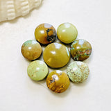 Small Mixed Round Mixed Turquoise, Set of 8 Background