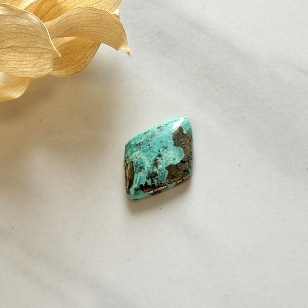 Large Sky Blue Diamond Ithaca Peak Turquoise Background