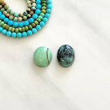 Medium Mixed Mixed Crescent Lake Variscite, Set of 2 Background