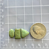 Small Sea Green Mixed Namtso Lake Turquoise, Set of 3 Dimensions