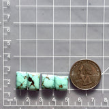 Medium Sky Blue Mixed Namtso Lake Turquoise, Set of 4 Dimensions