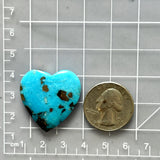 Large Sky Blue Heart Ithaca Peak Turquoise Dimensions