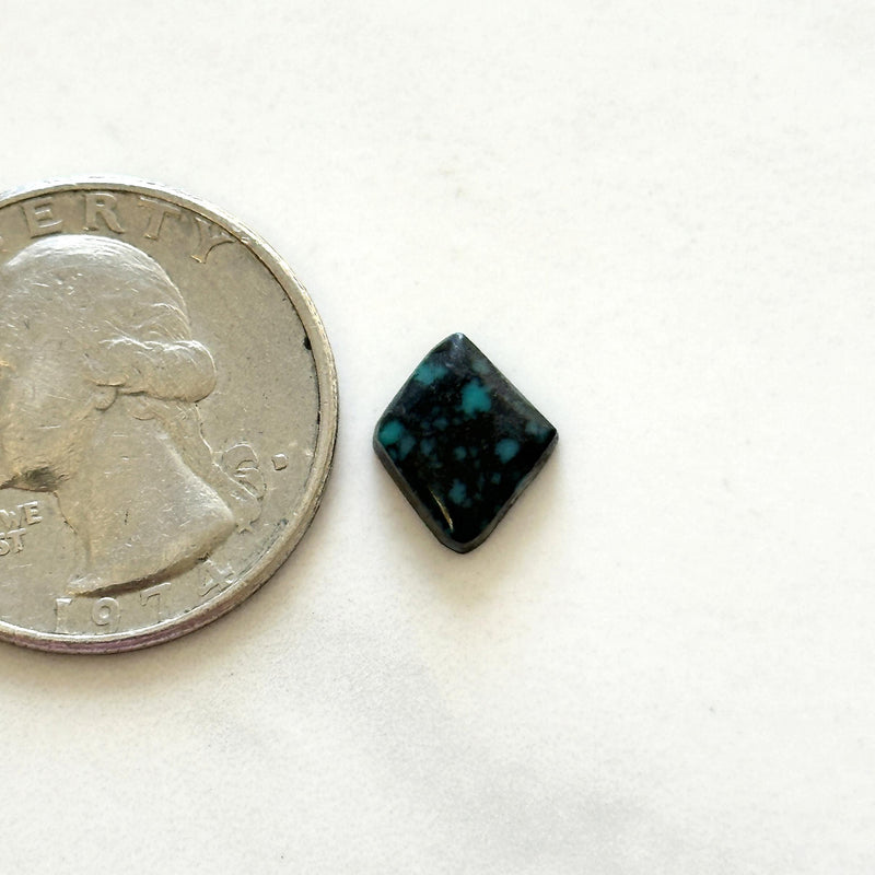 Small Ocean Blue Diamond Lander Blue Turquoise Dimensions