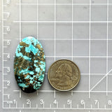 Large Sky Blue Oval Ithaca Peak Turquoise Dimensions