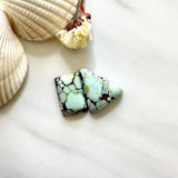 Medium Faint Green Mixed Sand Hill Turquoise, Set of 2 Background