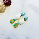 Small Mixed Mixed Mixed Turquoise, Set of 6 Background