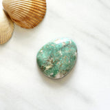 Large Mint Green Freeform Broken Arrow Variscite Background