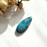 Large Sky Blue Teardrop Ithaca Peak Turquoise Background