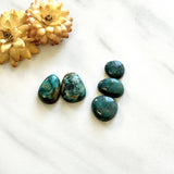 Small Ocean Blue Mixed Lone Mountain Turquoise, Set of 5 Background