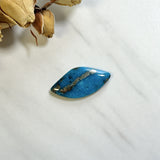 Large Ocean Blue Freeform Ithaca Peak Turquoise Background