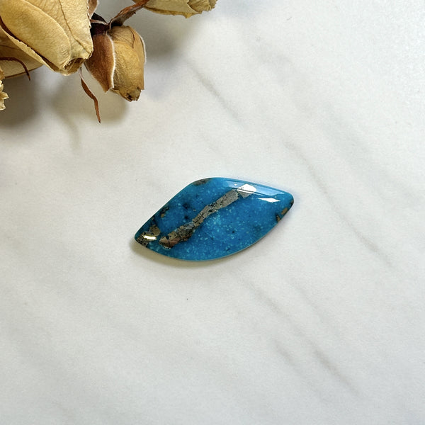 Large Ocean Blue Freeform Ithaca Peak Turquoise Background