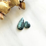Medium Purple Teardrop Milky Way Turquoise, Set of 2 Background