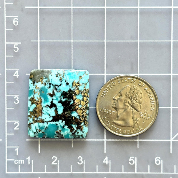 Large Sky Blue Bar Ithaca Peak Turquoise Dimensions