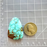 Large Sky Blue Freeform Number 8 Turquoise Dimensions