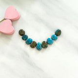 Small Mixed Mixed Lone Mountain Turquoise, Set of 9 Background