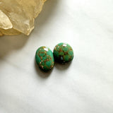 Small Sea Green Mixed Crescent Lake Variscite, Set of 2 Background