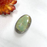 Large Sea Green Oval Crescent Lake Variscite Background